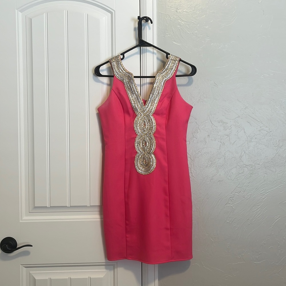 Pink lily, small pink dress